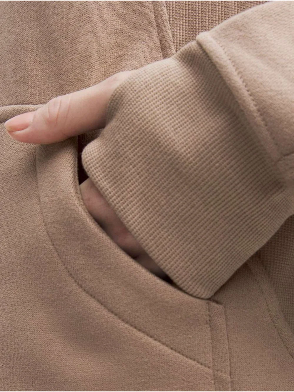 Lululemon Scuba Oversized Half-Zip Long Hoodie Taupetastic M/L